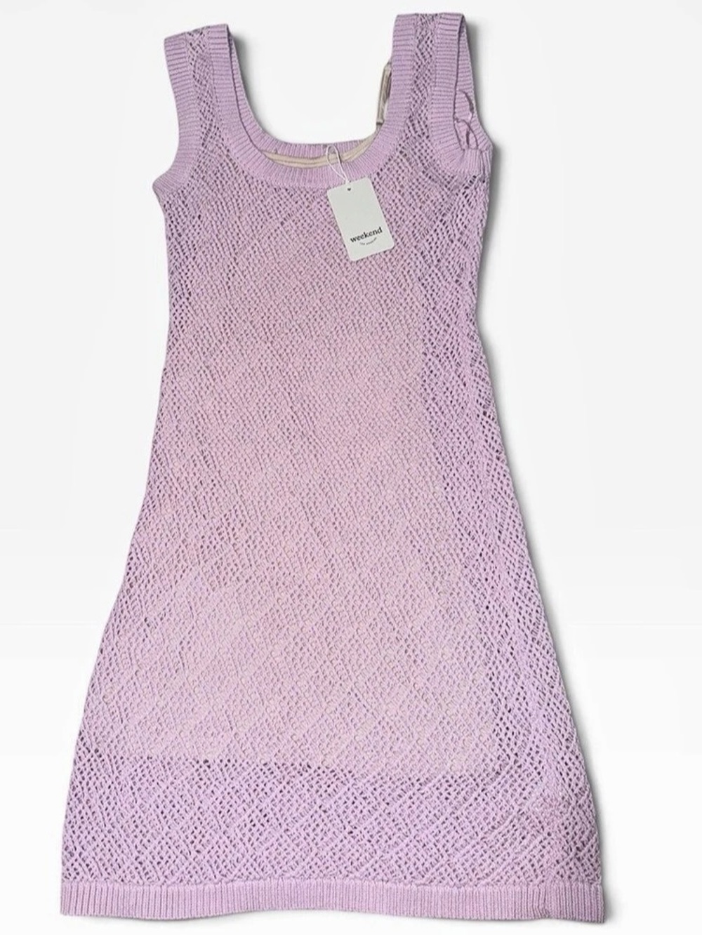 weekend Mini Knit Dress in lilac Size XS NWT